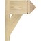 Ekena Millwork Traditional Arts & Crafts Rough Sawn Outlooker, Douglas Fir, 8"W x 14"D x 18"H OUT08X14X18TRA03RDF - alternate 4